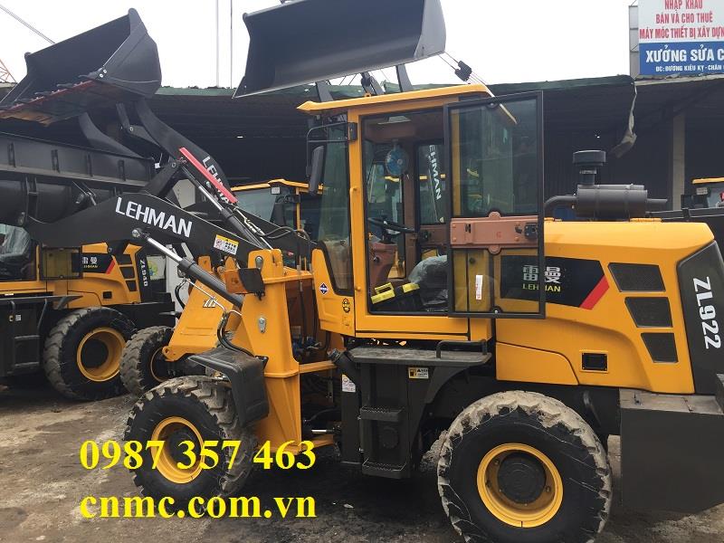 Máy xúc lật gầu 0.8 khối hiệu Lehman ZL922