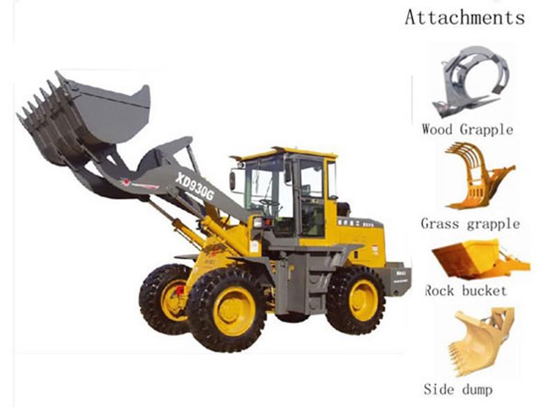 Máy xúc lật sức nâng 2.8 tấn model XD930G
