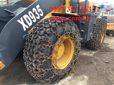 Xích bọc lốp 23.5-25 máy xúc lật
