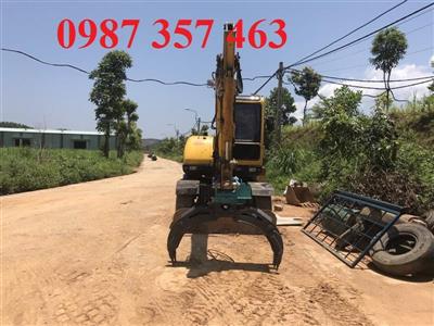 BÁN BỘ CÔNG TÁC GẮP GỖ VÀ GẮP MÍA CHO MÁY XÚC ĐÀO