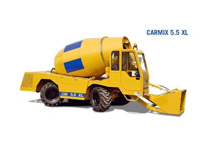 Xe trộn bê tông tự cấp vật liệu CARMIX 5.5XL 5.5m3